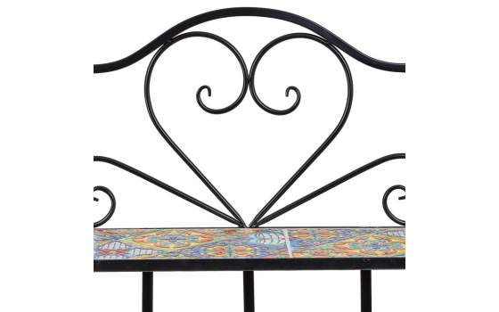 Estanteria Forja y Ceramica Colorista 4 Estantes Serie Abeck