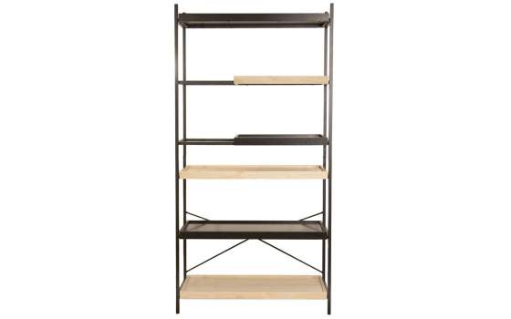 Estanteria Forja y Madera Bandejas Serie Datros