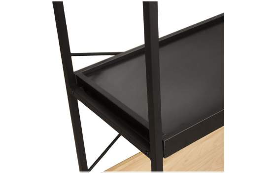 Estanteria Forja y Madera Bandejas Serie Datros