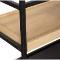 Estanteria Forja y Madera Bandejas Serie Datros