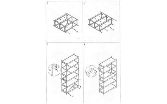 Estanteria Forja y Madera Bandejas Serie Datros