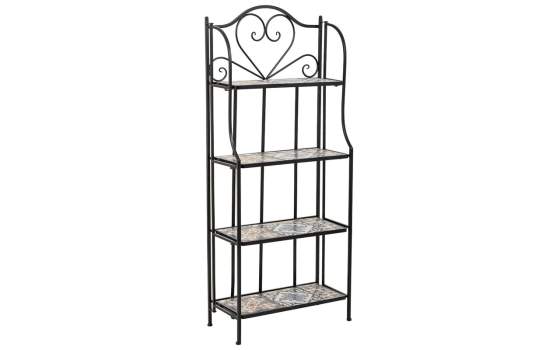 Estanteria Forja y Mosaico 4 Estantes Serie Abeck