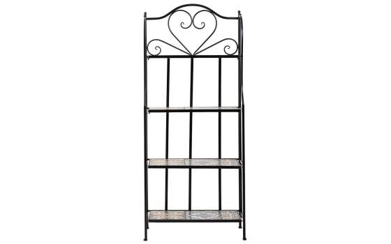 Estanteria Forja y Mosaico 4 Estantes Serie Abeck