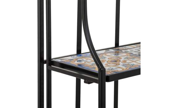 Estanteria Forja y Mosaico 4 Estantes Serie Abeck