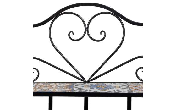 Estanteria Forja y Mosaico 4 Estantes Serie Abeck