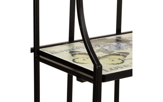 Estanteria Forja y Serigrafia con 4 Estantes Serie Abeck