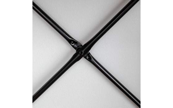 Estanteria Industrial 3 Estantes Madera y Metal Negro Amodias