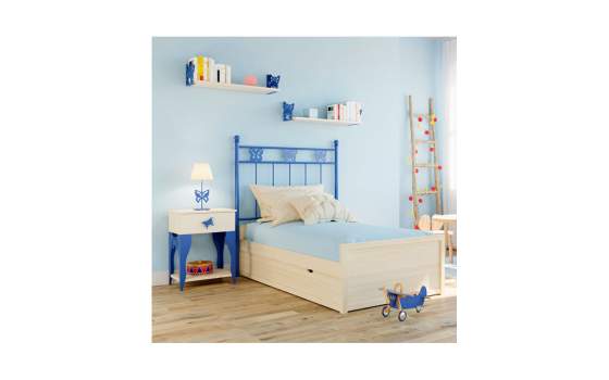 Estanteria Juvenil de Pared Forja Diseño Mariposas Mark