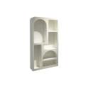 Estanteria Libreria 6 Huecos Blanco Estilo Modernista Aciska