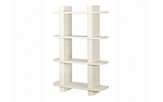 Estanteria Libreria Diseño Actual Color Crema Serie Avio