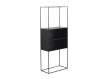 Estanteria Libreria Metalica Negra Serie Aniva