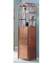 Estanteria Mimbre Mueble Bar Bajo