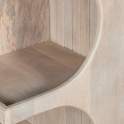 Estanteria Moderna Madera Mango Blanco Decape Abilla