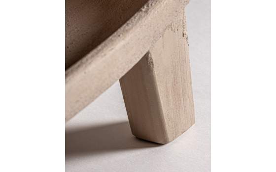 Estanteria Modernista Marron Blanco Roto Serie Aweler