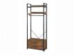 Estanteria Perchero Madera Metal Diseño Industrial Azarraga