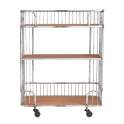 Estanteria Ruedas Madera Metal Serie Eklo