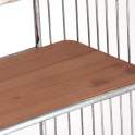 Estanteria Ruedas Madera Metal Serie Eklo