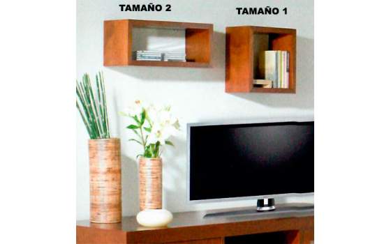 Estantes Cubos de Pared 2 Tamaños Estilo colonial