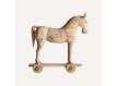 Figura de Caballo Tallado Madera Teca Serie Animales