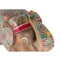 Figura Decorativa Elefante Madera Tallada Colores Atucha Figura Decorativa Elefante Madera Tallada Colores Atucha