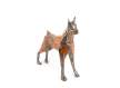 Figura Perro Metalico Color Desgastado Serie Animales