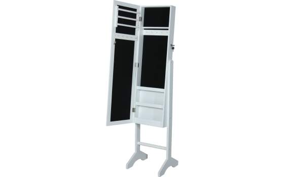 Joyero Con Espejo de Pie Blanco Banian