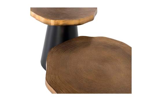 Juego 2 Mesas Auxiliares Industriales Acero Aluminio Derit