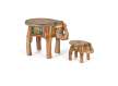 Juego 2 Mesas Orientales Diseño Elefantes Colores Alisant