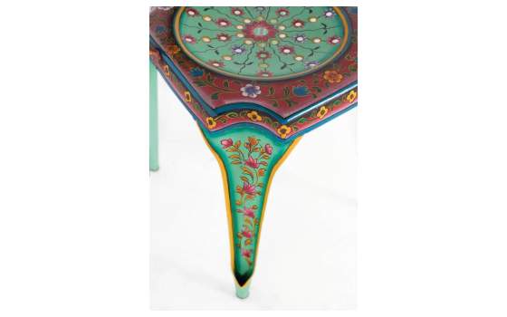 Juego 2 Sillas de Acero Pintadas con Diseños Florales Deais