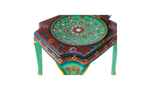 Juego 2 Sillas de Acero Pintadas con Diseños Florales Deais