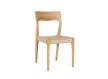Juego 2 Sillas Madera Natural Asiento Cuerda Serie Asnara