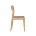 Juego 2 Sillas Madera Natural Asiento Cuerda Serie Asnara