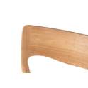 Juego 2 Sillas Madera Natural Asiento Cuerda Serie Asnara