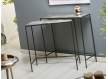 Juego de 2 Consolas Forja Aluminio Serie Arinast