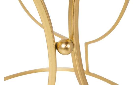 Juego de 2 Mesas Redondas Auxiliares Modernas Serie Alagon