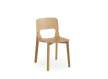 Juego de 2 Sillas Roble Diseño Actual - Serie Abial