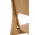Juego de 2 Sillas Roble Diseño Actual - Serie Abial