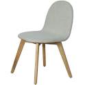 Juego de 2 Sillas Tapizadas Beige Aignen