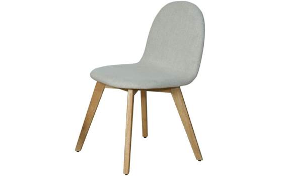 Juego de 2 Sillas Tapizadas Beige Aignen