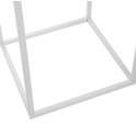 Juego de 3 Pedestales Maceteros Forja Blanca Serie Atonian