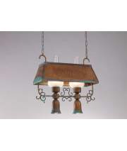 Lampara 2 Apliques Laton Abeleyn