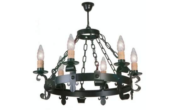 Lampara 6 Brazos Adalia