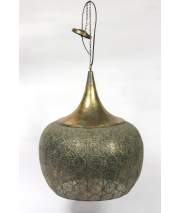 Lampara Colgante 58 cm Metal Oro Viejo Serie Annipe