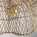 Lampara Colgante Actual Medula de Rattan Diseño Original Agofrin
