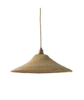 Lampara Colgante Fibras Naturales Trenzadas Serie Altier