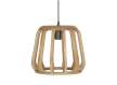 Lampara Colgante Pequeña Madera Color Toffe - Serie Aliquo