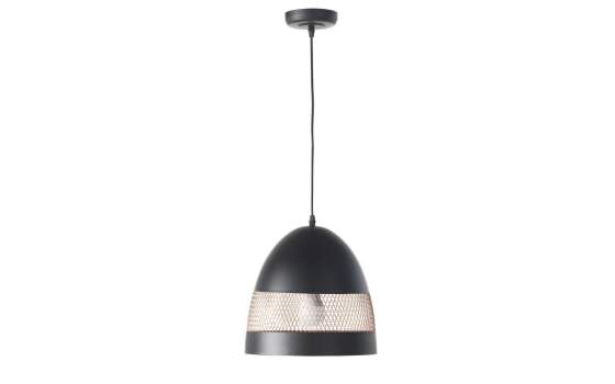Lampara Colgante Rejilla Metalica Acero Estilo Industrial Barste