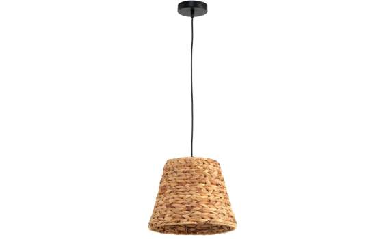Lampara Colgante Techo Abaca Natural Tejida serie Atrax