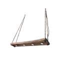 Lampara Colgante Tronco Rustico 4 Punto Luz Serie Talosa