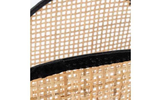 Lampara de Pie Moderna Rattan Natural Serie Addis